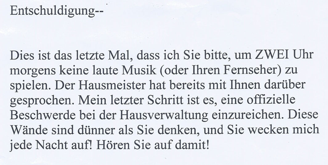 Eichhorster Weg 6 Berlin Läarmbelästigung
