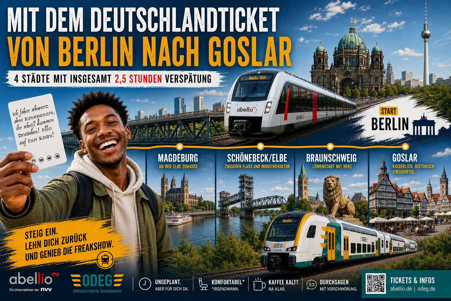 Fahrt mit dem Regionalexpress